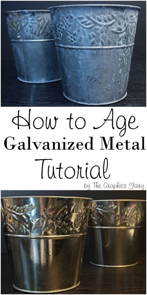 how to make galvanized metal age